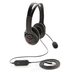 PC stereo radne slušalice s mikrofonom P329.15 black-3