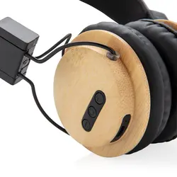 Bežične slušalice od bambusa P329.16 brown-6
