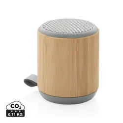 Bežični zvučnik 3W b od bambusa i tkanine P329.37 brown-0