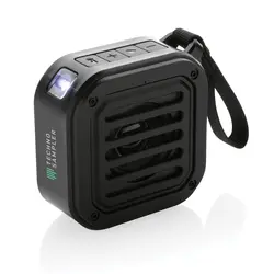 Bežični sunčani solarni zvučnik od reciklirane plastike 3W RCS P331.03 black-3
