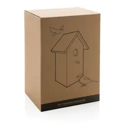 Drvena kućica za ptice P416.74 brown-12