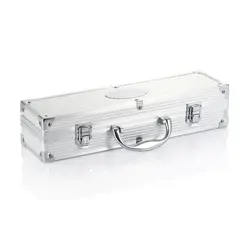 Set za roštilj od 3 kom u aluminijskoj kutiji P422.17 silver-2