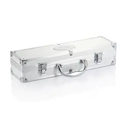 Set za roštilj od 3 kom u aluminijskoj kutiji P422.17 silver-3