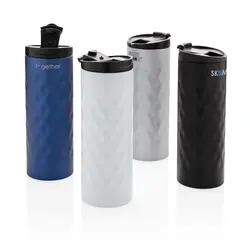 Putna šalica Geometric 350 ml P432.01 silver-5
