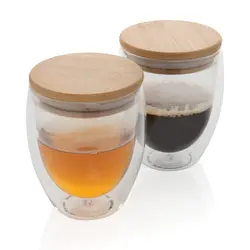 Šalice od borosilikatnog stakla 250ml 2kom set P432.14 transparent-5