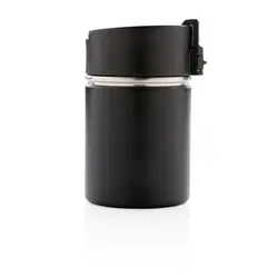 Putna termo šalica s keramičkim premazom Bogota 220 ml P432.24 black-4