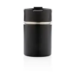 Putna termo šalica s keramičkim premazom Bogota 220 ml P432.24 black-5