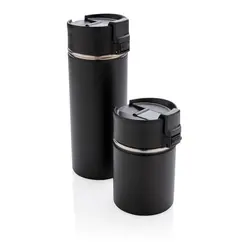 Putna termo šalica s keramičkim premazom Bogota 220 ml P432.24 black-11