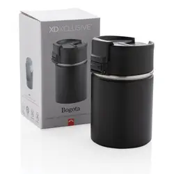 Putna termo šalica s keramičkim premazom Bogota 220 ml P432.24 black-14