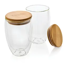Šalice od borosilikatnog stakla 350ml 2kom set P432.27 transparent-3