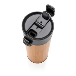 Termo šalica za kavu od bambusa P432.28 brown-7