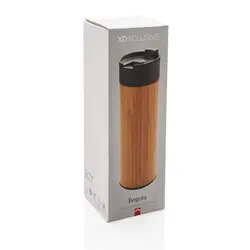 Termo šalica za kavu od bambusa P432.28 brown-12