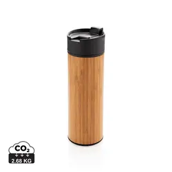 Termo šalica za kavu od bambusa P432.28 brown-0