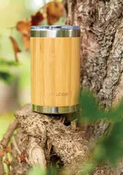 Putna termo šalica od bambusa 270 ml P432.33 brown-7