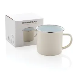 Emajlirana šalica Vintage P432.35 white-9