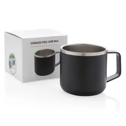 Termo šalica za kamp od nehrđajućeg čelika P432.44 black-8