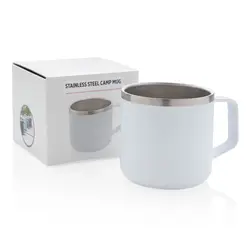 Termo šalica za kamp od nehrđajućeg čelika P432.44 white-8