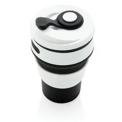 Sklopiva silikonska šalica P432.60 black-2