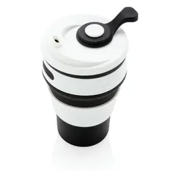 Sklopiva silikonska šalica P432.60 black-4