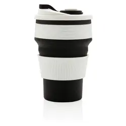 Sklopiva silikonska šalica P432.60 black-5