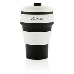 Sklopiva silikonska šalica P432.60 black-3