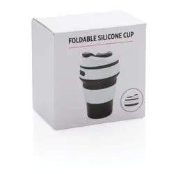 Sklopiva silikonska šalica P432.60 black-14