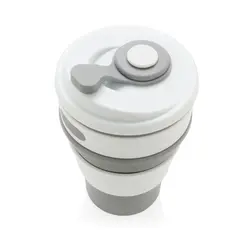 Sklopiva silikonska šalica P432.60 grey-2