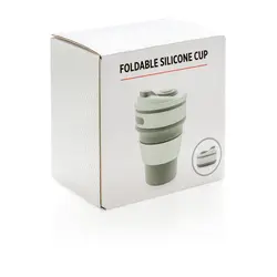 Sklopiva silikonska šalica P432.60 grey-8