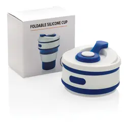 Sklopiva silikonska šalica P432.60 blue-10