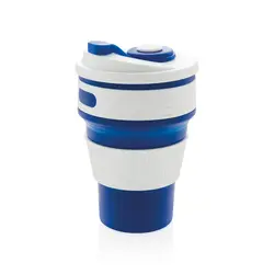 Sklopiva silikonska šalica P432.60 blue-1
