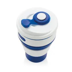 Sklopiva silikonska šalica P432.60 blue-2