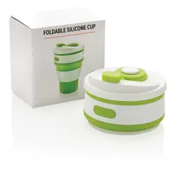Sklopiva silikonska šalica P432.60 green-12