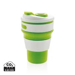 Sklopiva silikonska šalica P432.60 green-0