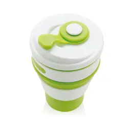 Sklopiva silikonska šalica P432.60 green-2