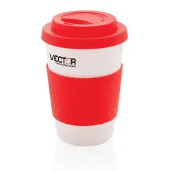 Šalica za kavu za višekratnu upotrebu 270 ml P432.67 red-3