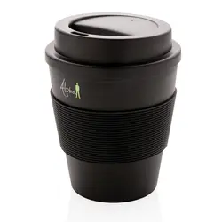 Šalica za kavu za višekratnu upotrebu s poklopcem na navoj 350 ml P432.68 black-3