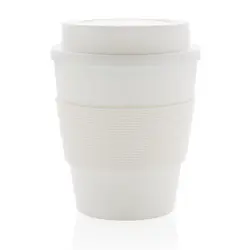Šalica za kavu za višekratnu upotrebu s poklopcem na navoj 350 ml P432.68 white-2