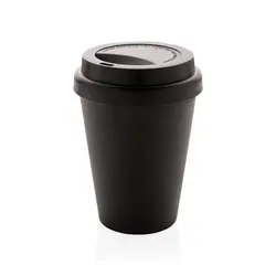 Šalica za kavu s dvostrukom stijenkom za višekratnu upotrebu 300 ml P432.69 black-1