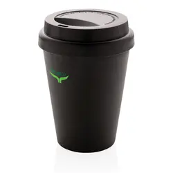 Šalica za kavu s dvostrukom stijenkom za višekratnu upotrebu 300 ml P432.69 black-3