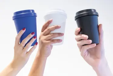 Šalica za kavu s dvostrukom stijenkom za višekratnu upotrebu 300 ml P432.69 black-9