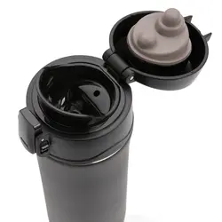 Metalna termo šalica s jednostavnim zaključavanjem P432.76 black-7