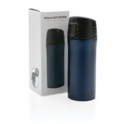 Metalna termo šalica s jednostavnim zaključavanjem P432.76 blue-11