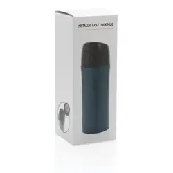 Metalna termo šalica s jednostavnim zaključavanjem P432.76 blue-12