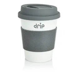Ekološka šalica za kavu 350 ml PLA P432.88 grey-3