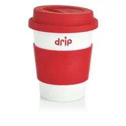 Ekološka šalica za kavu 350 ml PLA P432.88 red-3