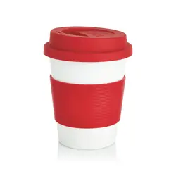 Ekološka šalica za kavu 350 ml PLA P432.88 red-1