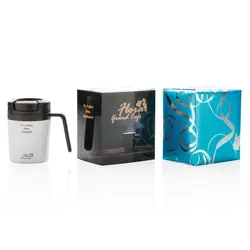 Putna šalica za kavu 160 ml s ručkom P432.94 white-9