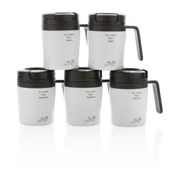 Putna šalica za kavu 160 ml s ručkom P432.94 white-10