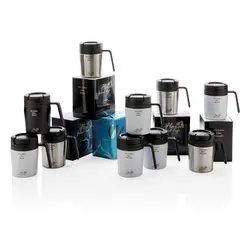 Putna šalica za kavu 160 ml s ručkom P432.94 white-12