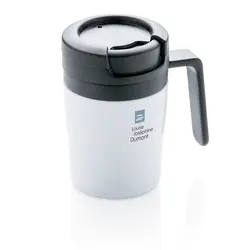 Putna šalica za kavu 160 ml s ručkom P432.94 white-3